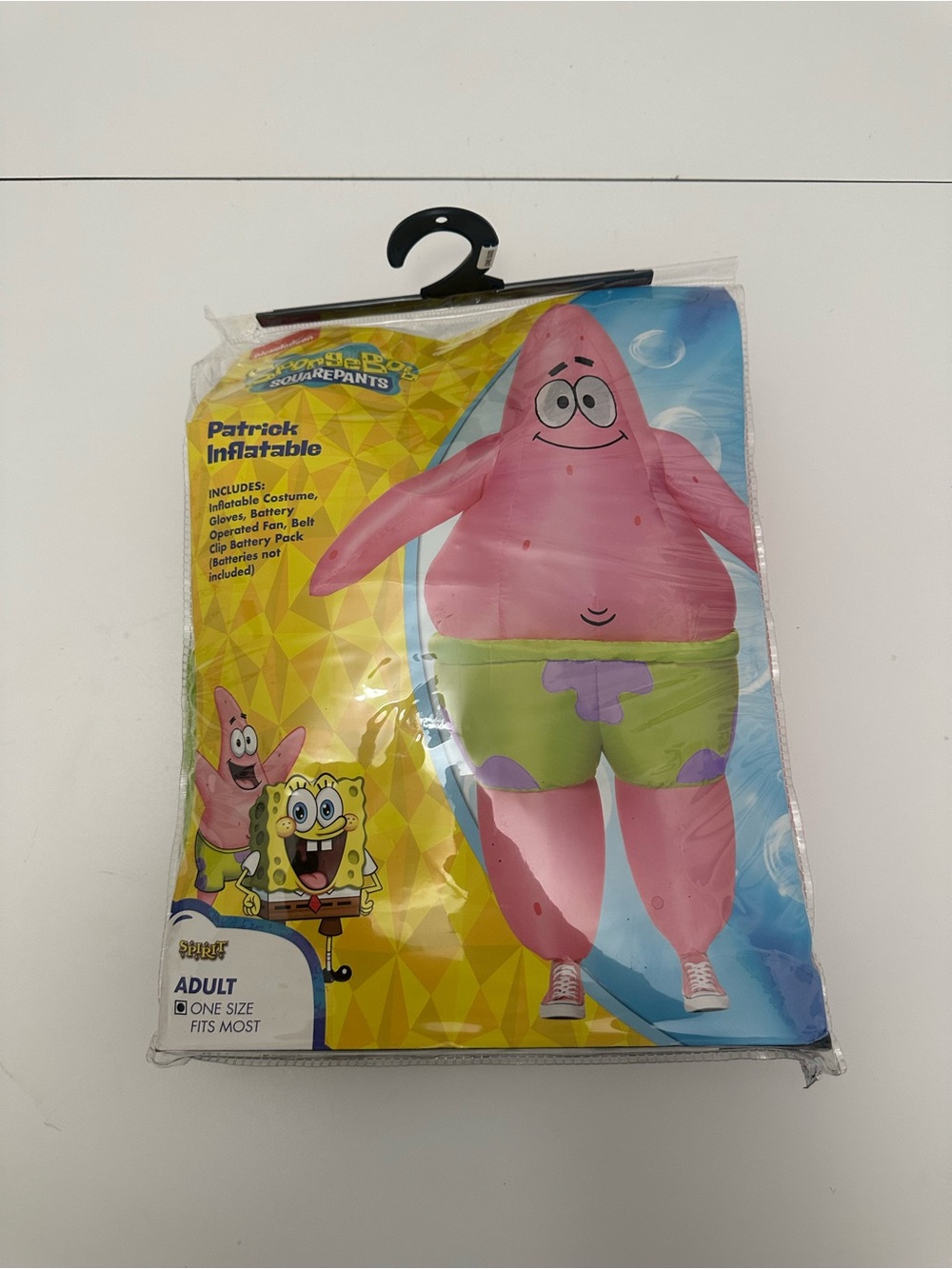 Spirit SpongeBob Patrick Inflatable Adult Costume Complete Outfit One Size